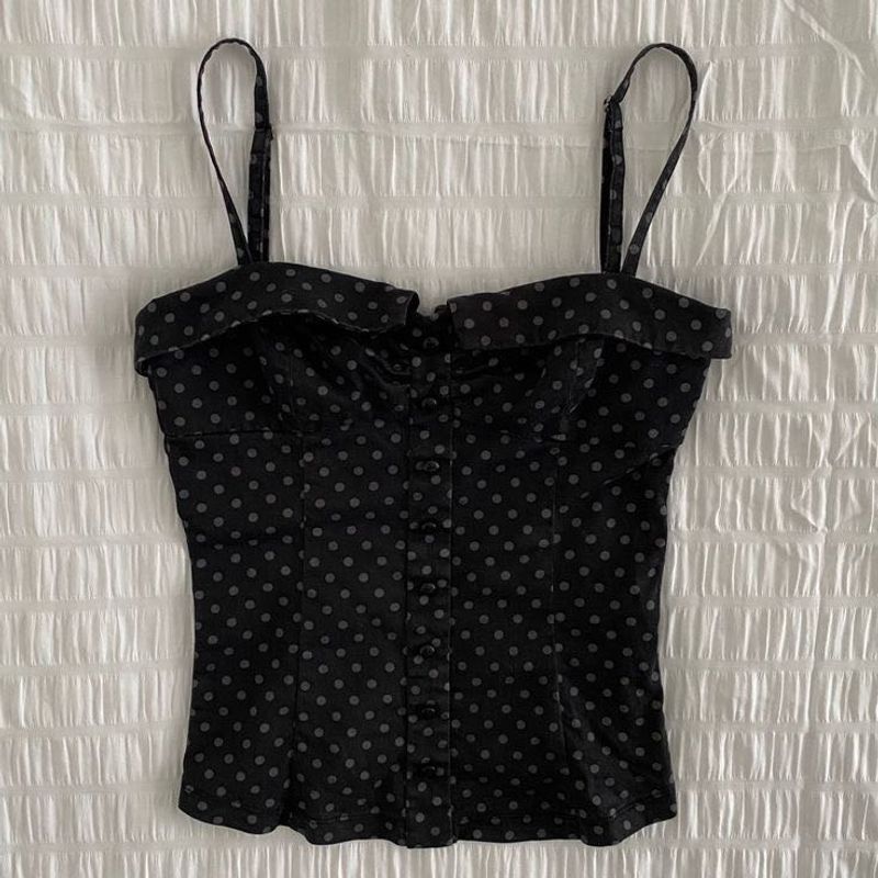 Polka Dots Corset Top For Women