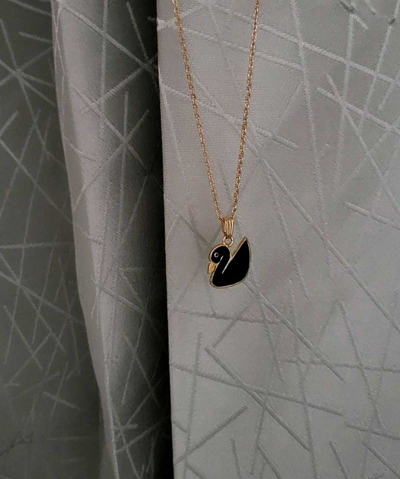 Swan Pendant Necklace