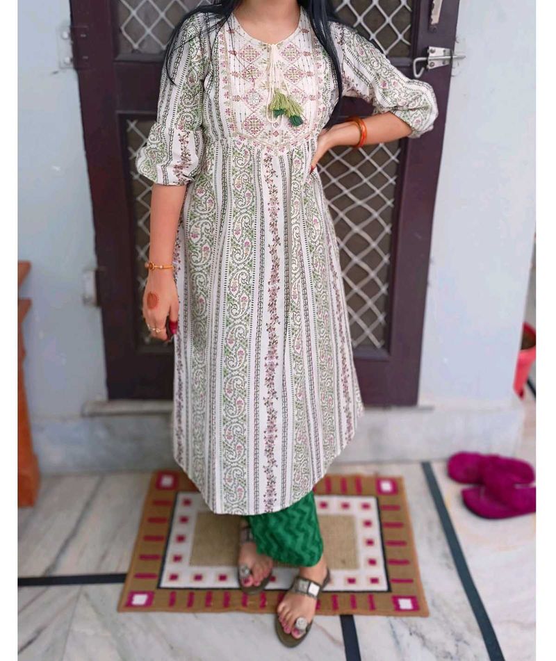 Elegant Printed Kurta