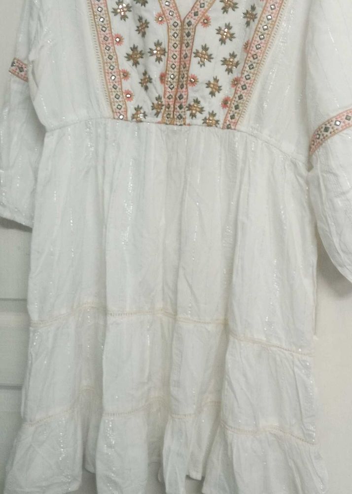 White Midi Dress