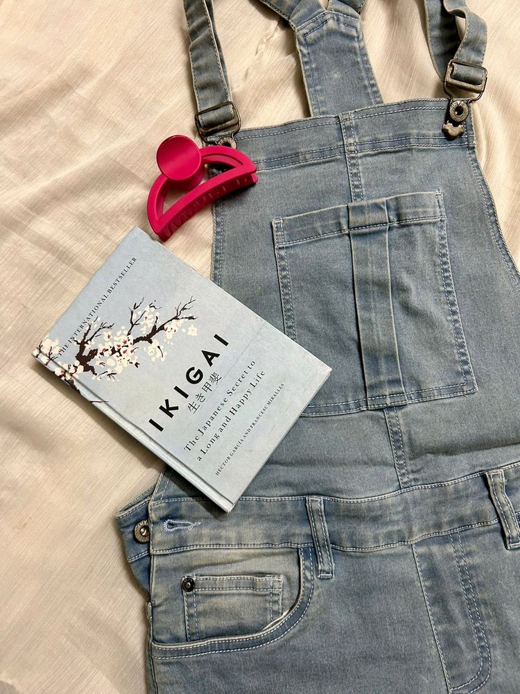 cute denim dungaree🎀