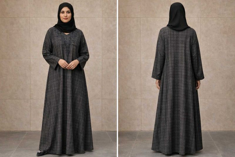 Elegant Modest Abaya Dress