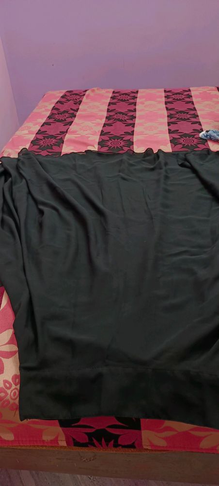 black new long skirt