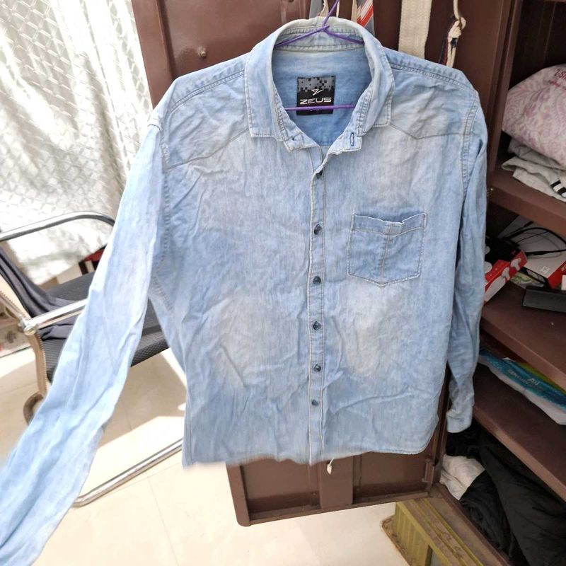 Vintage Look Denim Shirt