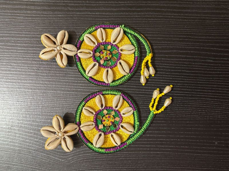 Cowrie Shell Statement Earrings