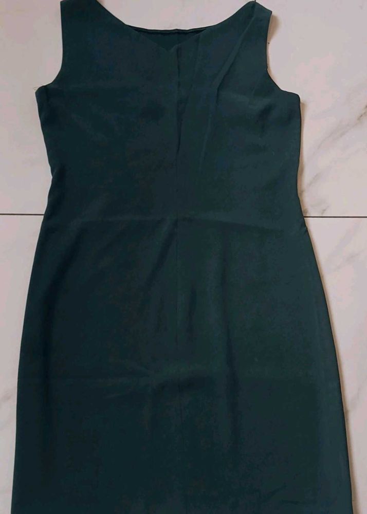 Dark Green Mini Dress