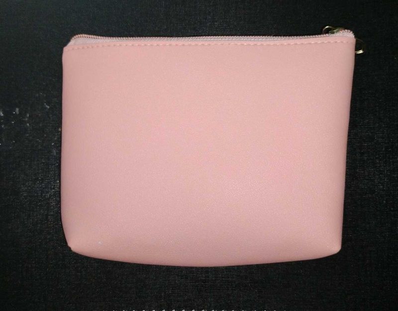 Pink Cosmetic Pouch