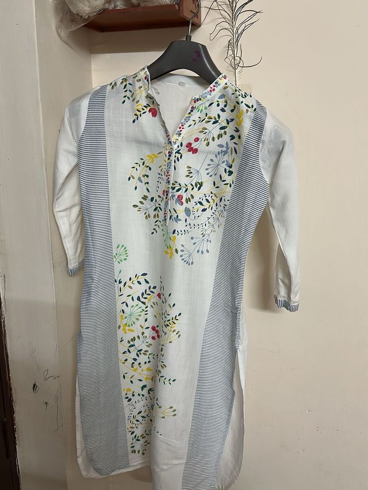 Floral Print Kurta