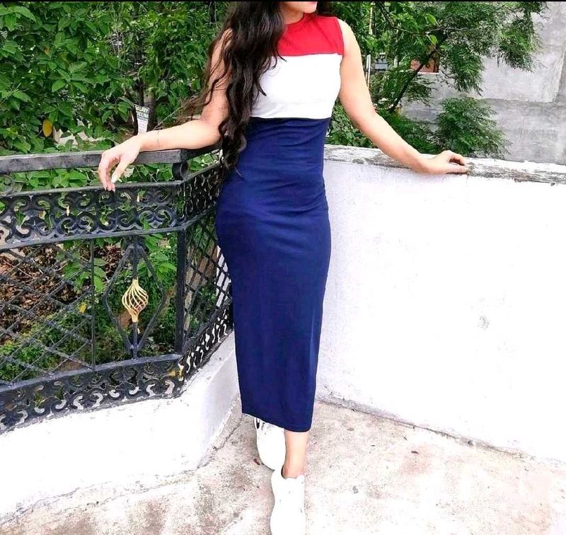 Color Block Bodycon Dress