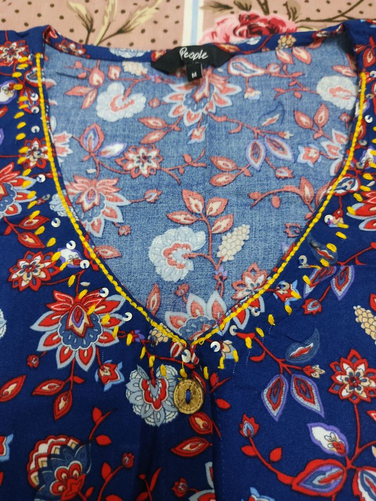 Blue Color Top