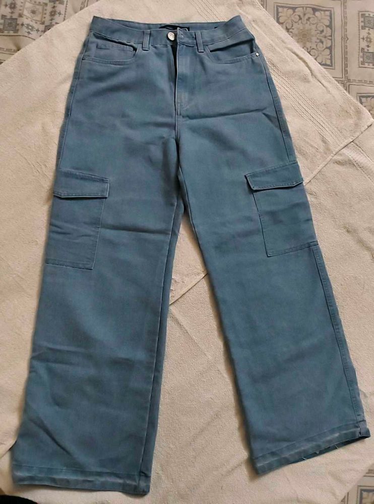 Cargo High Waist Jeans
