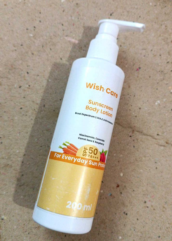 Wishcare Sunscreen Body Lotion