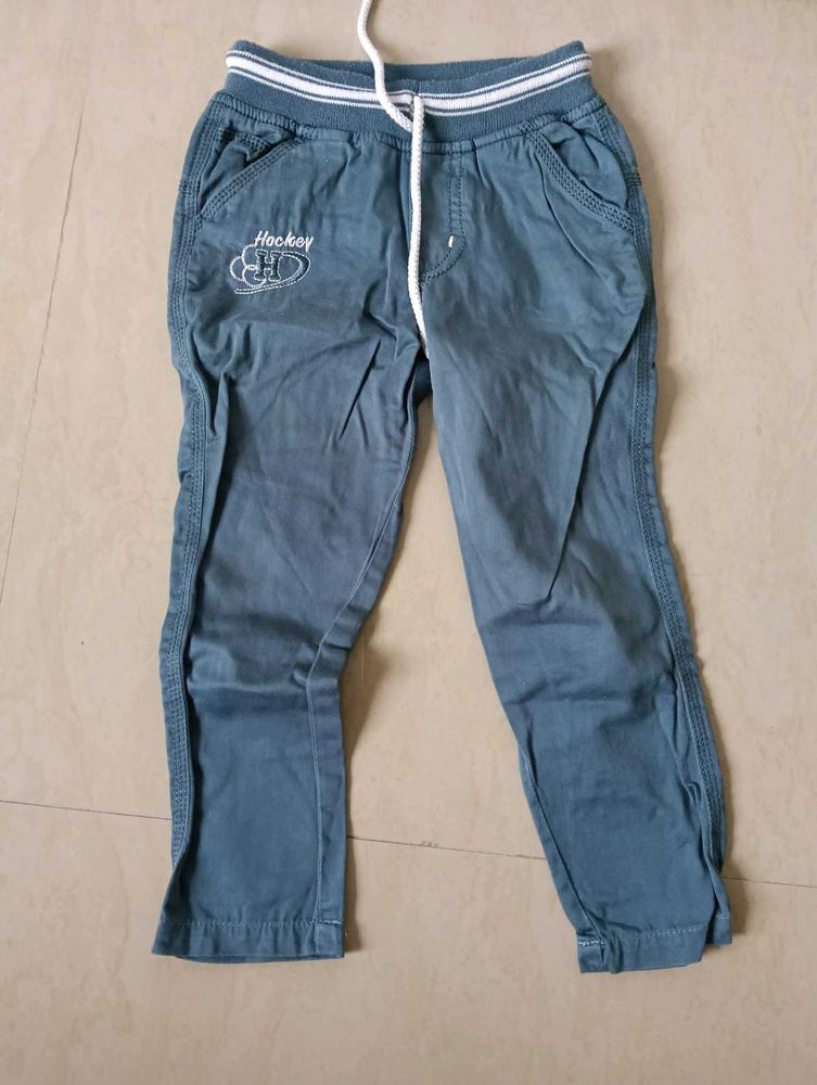 Boys Blue Casual Pants