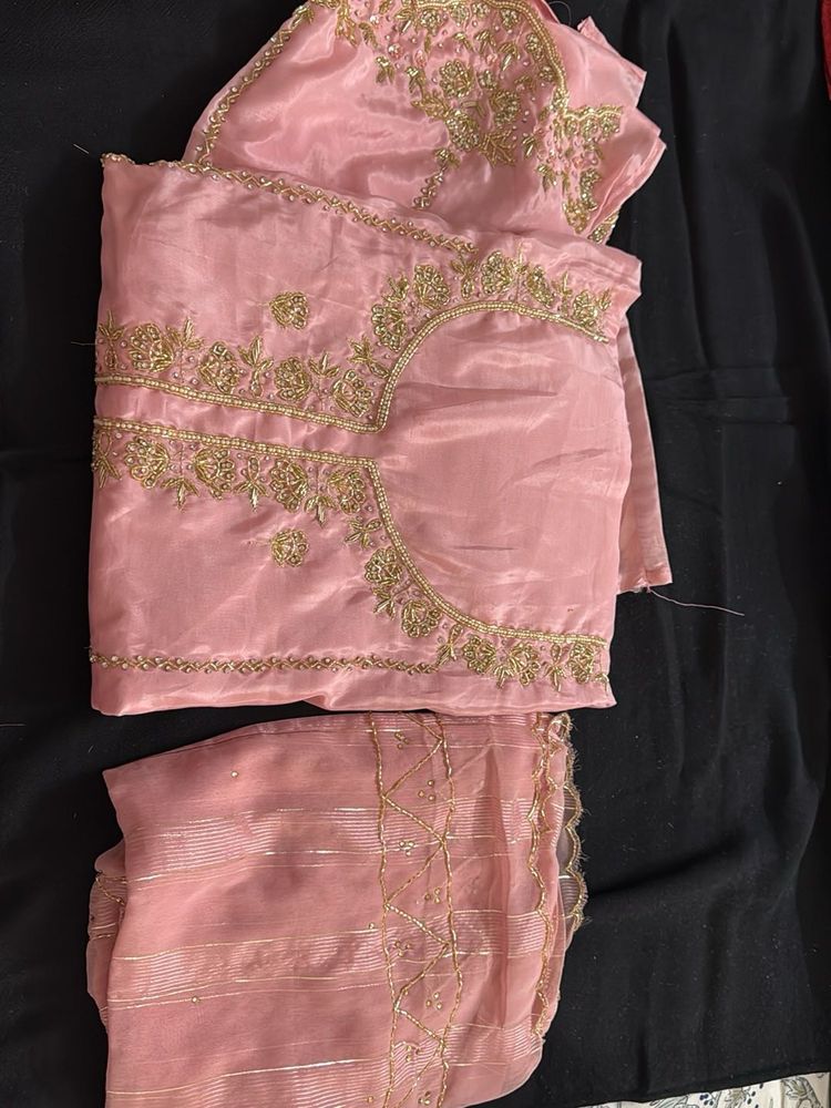 Pink Dress Material