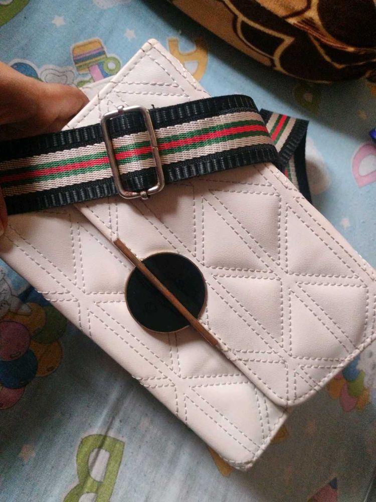 White Sling Bag