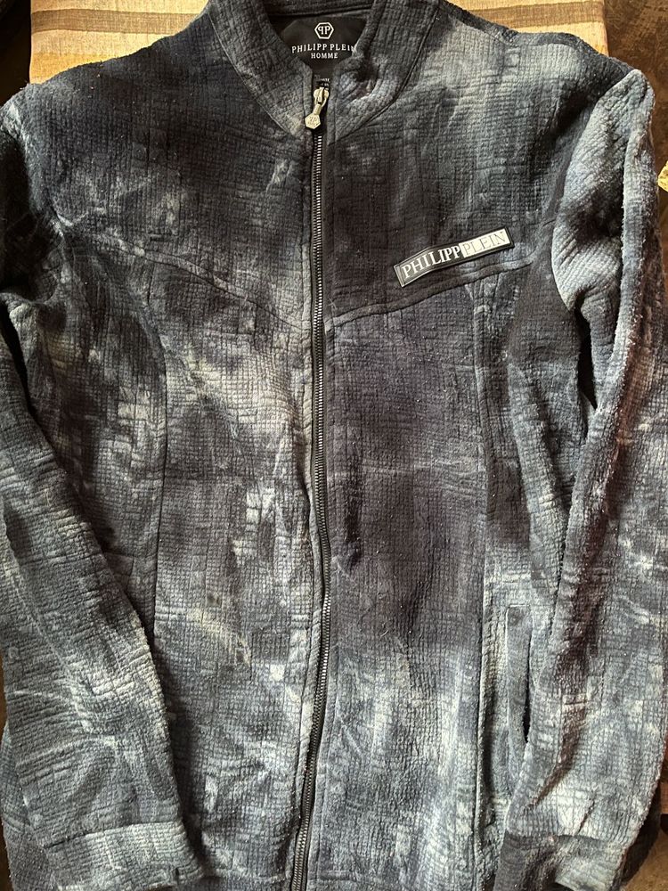 Philipp Plein Men&#39;s Zip-Up Jacket