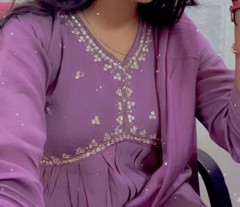 Alia Cut Kurta Set With Dupatta