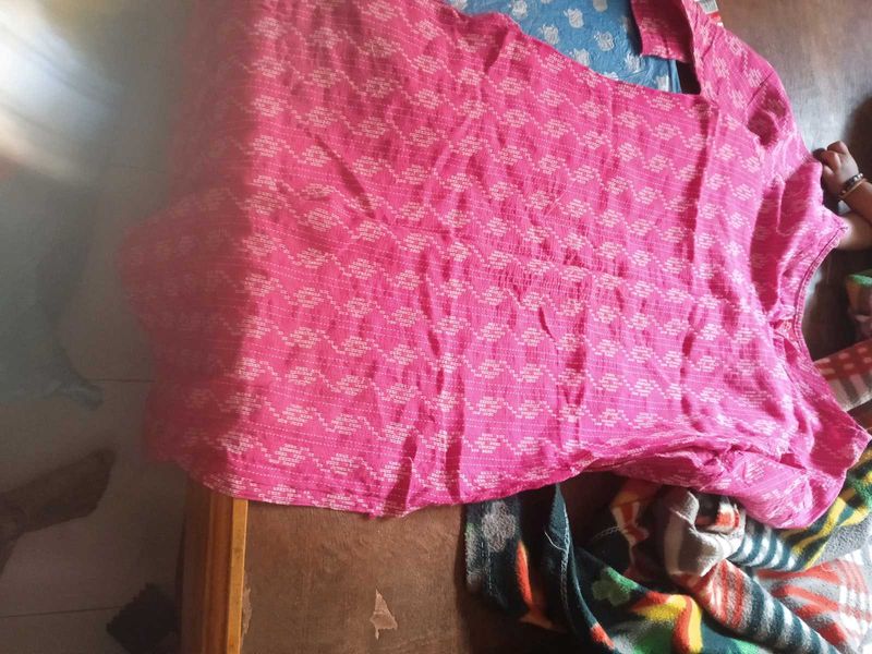 Pink Patterned Top
