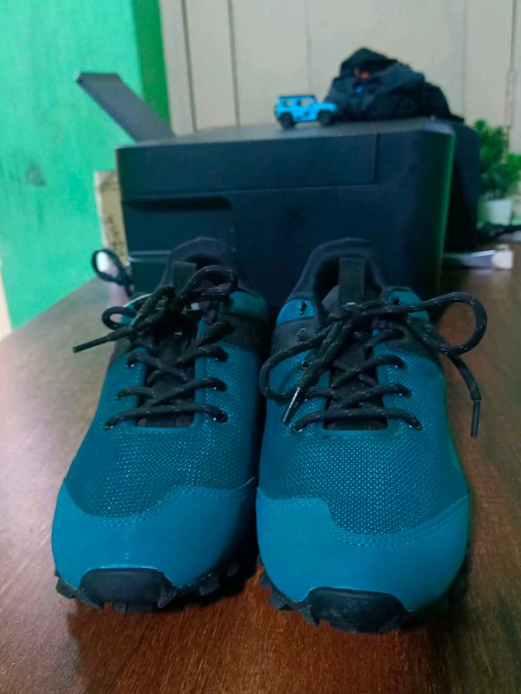 Teal Trail Running Shoes