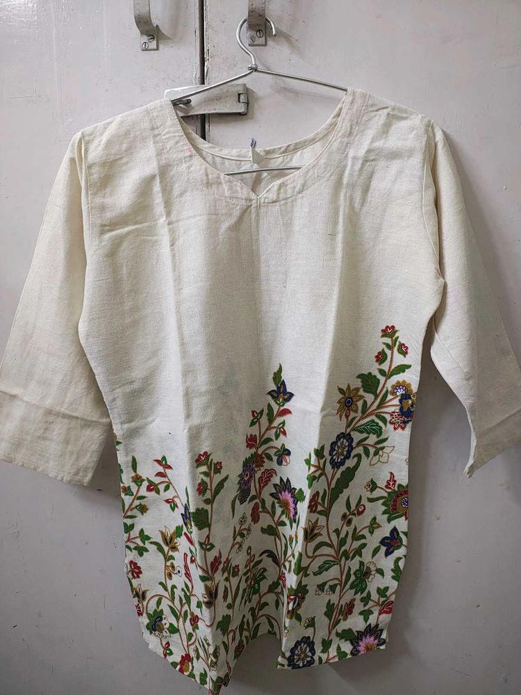 Floral Print Kurta