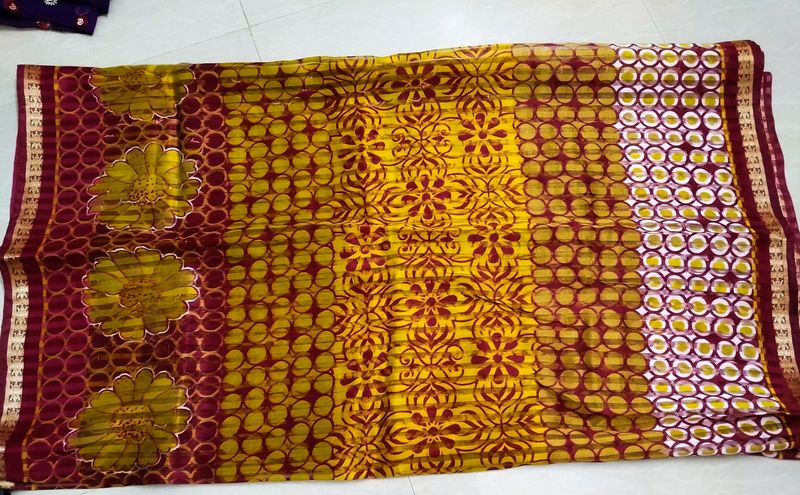 Organza Floral Saree