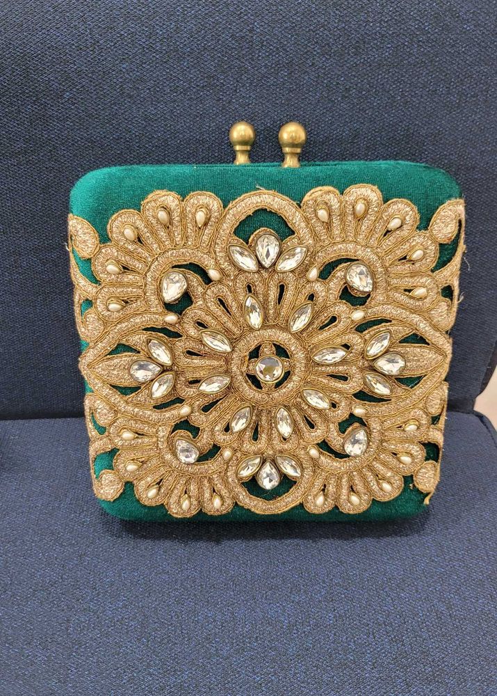 Velvet Box Clutch