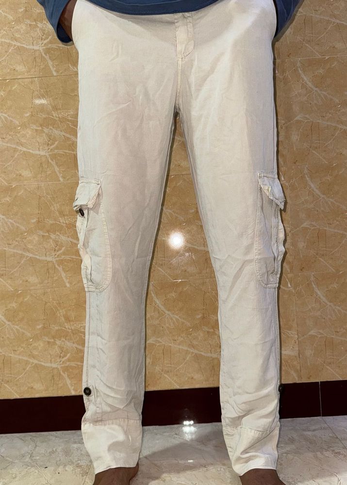linen cargo original and baggy fit