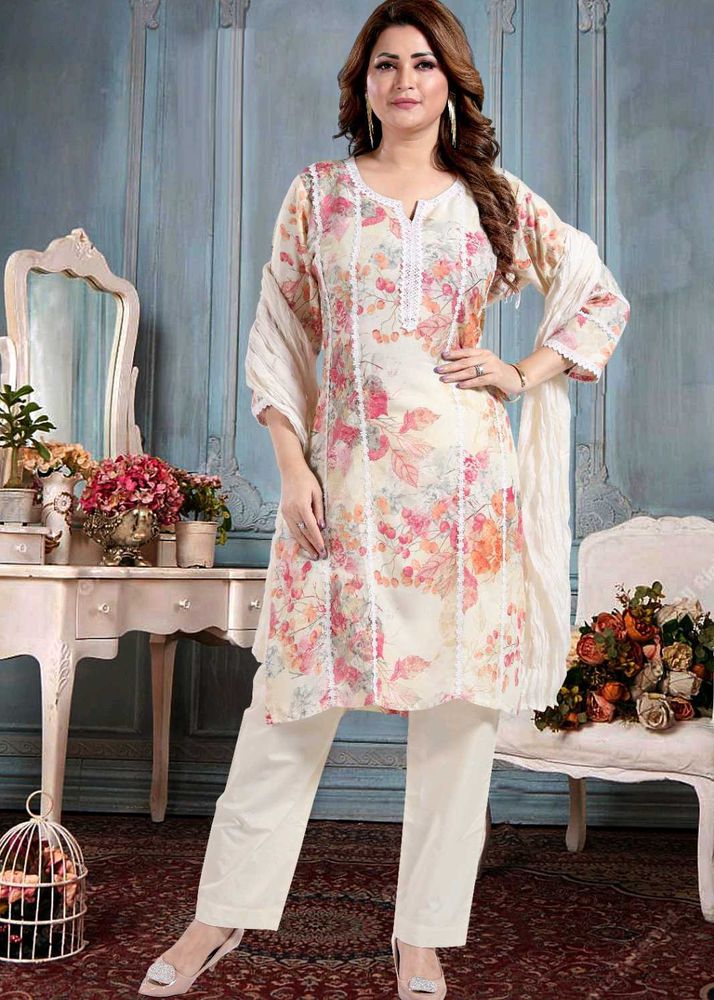 Readymade Dress Kurti Pant Dupatta Set