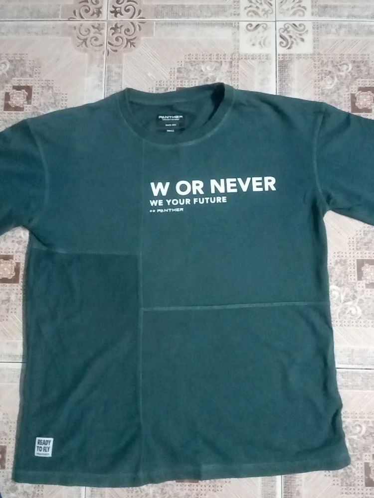 Dark Green Graphic Tee