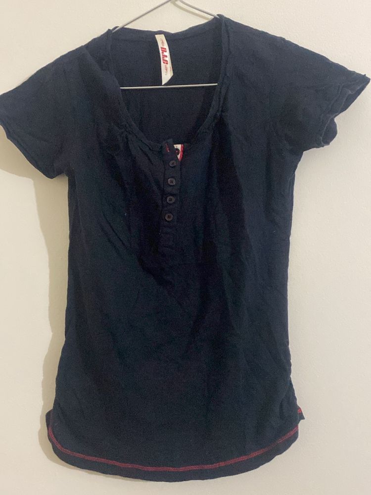 Black Casual Top