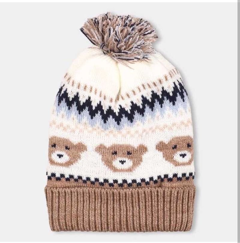 Cute Bear Knit Beanie