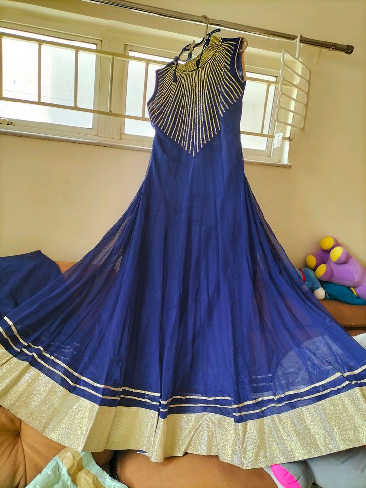 Blue Anarkali Dress