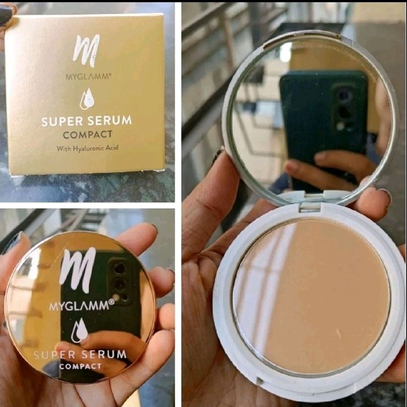 Shade:102W Beige😍New✅️Myglamm Super Serum Compact