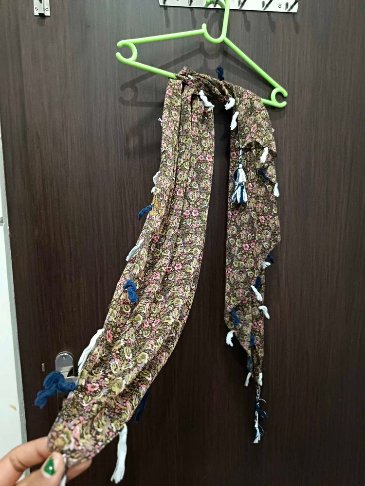 Floral Print Scarf