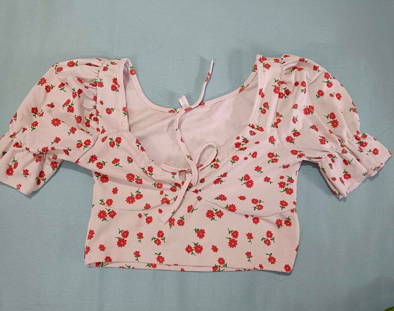 Floral Crop Top