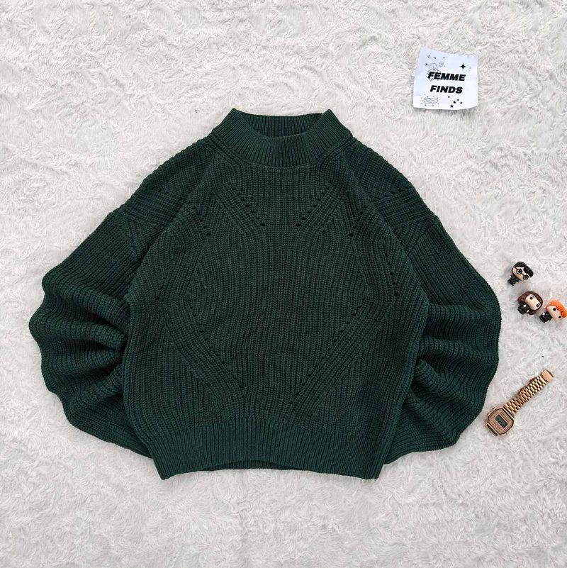 H&amp;M Green Knit Sweater