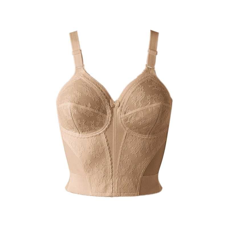 Lace Detail Beige Bra
