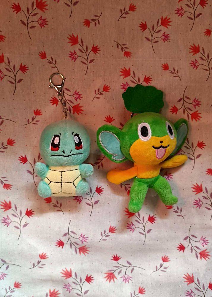 Cute Plush Pokemon Keychains