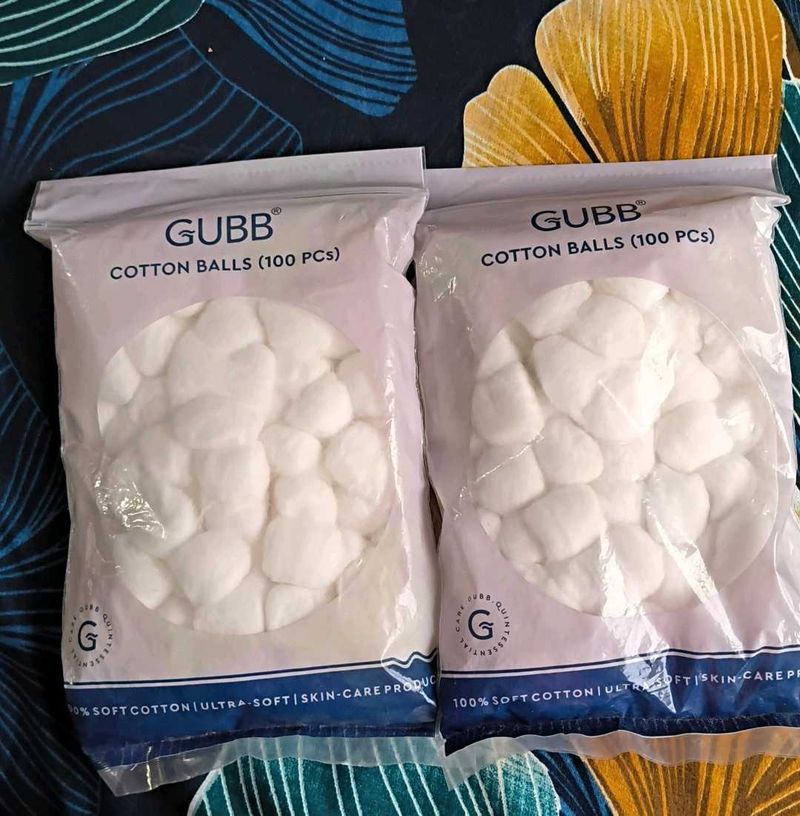 GUBB Cotton Balls (2×100 count)