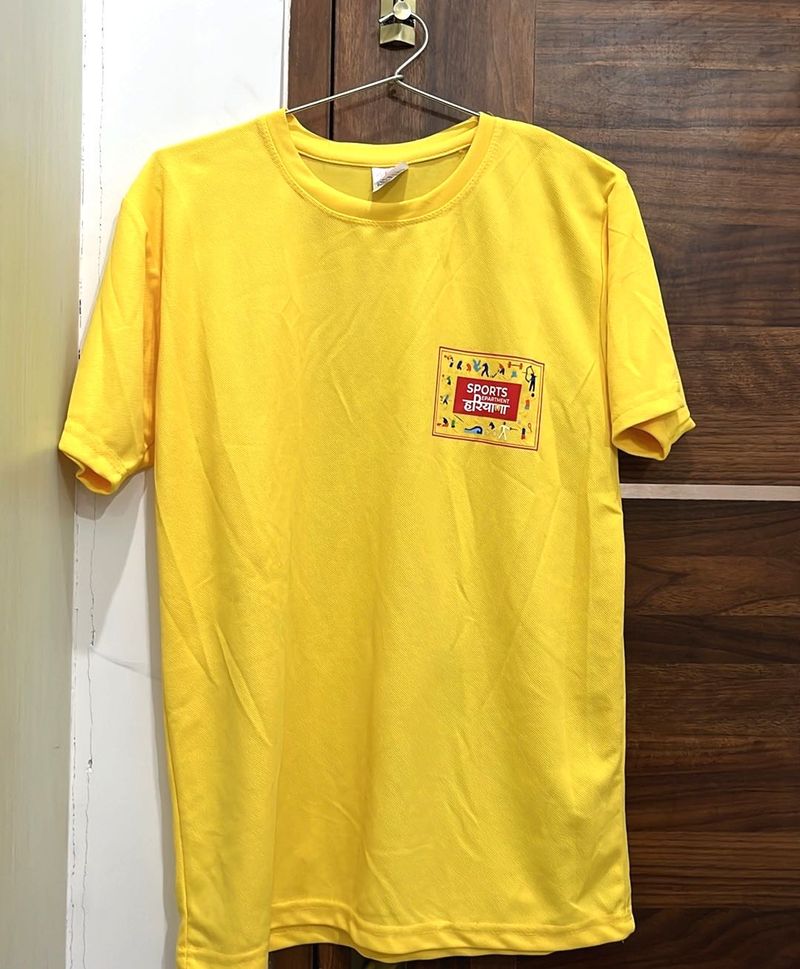 Yellow Sports T-Shirt
