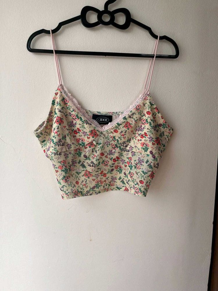 Floral Crop Top