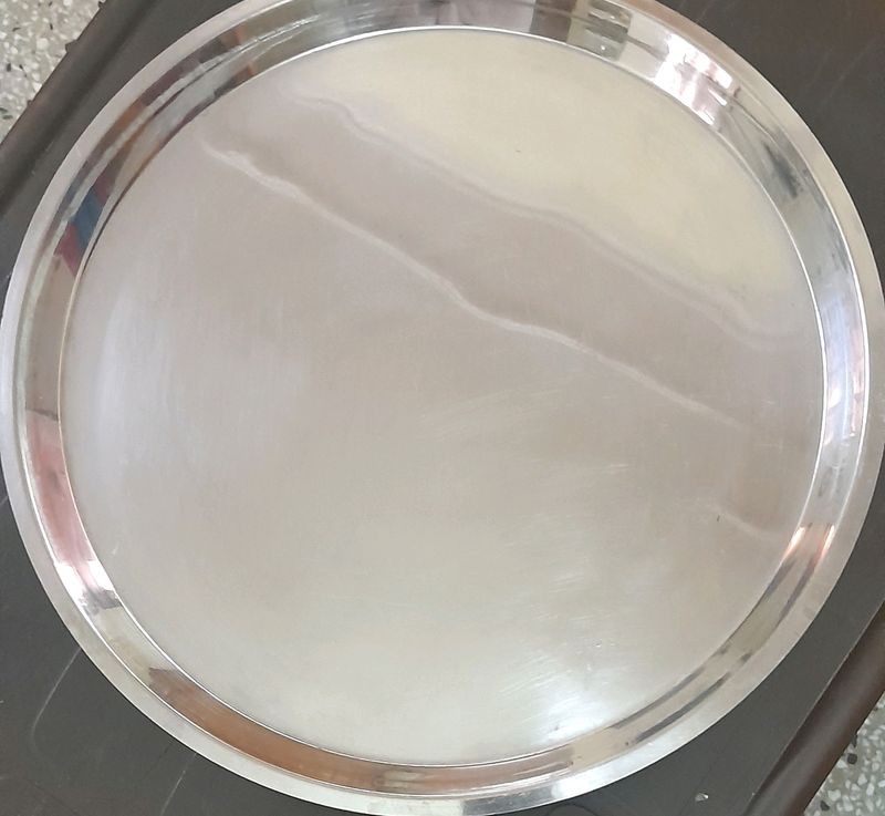 Food grade Stainless Steel round shape THALI.
