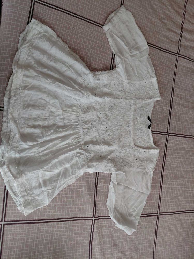 White Zudio Top