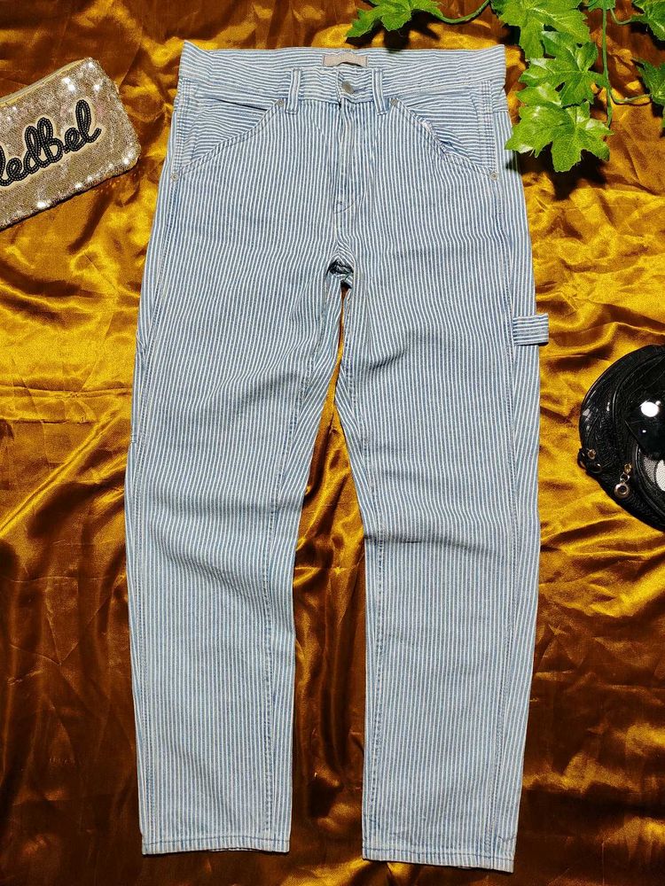 Striped Carpenter Jeans