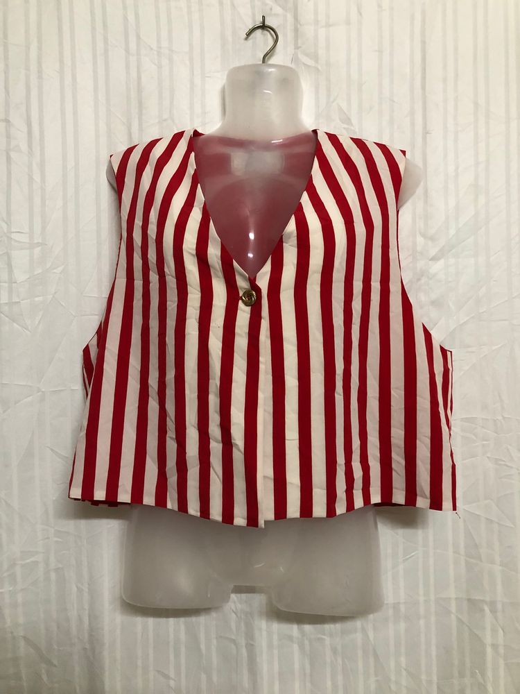Nugarp Collections Red Waistcoat