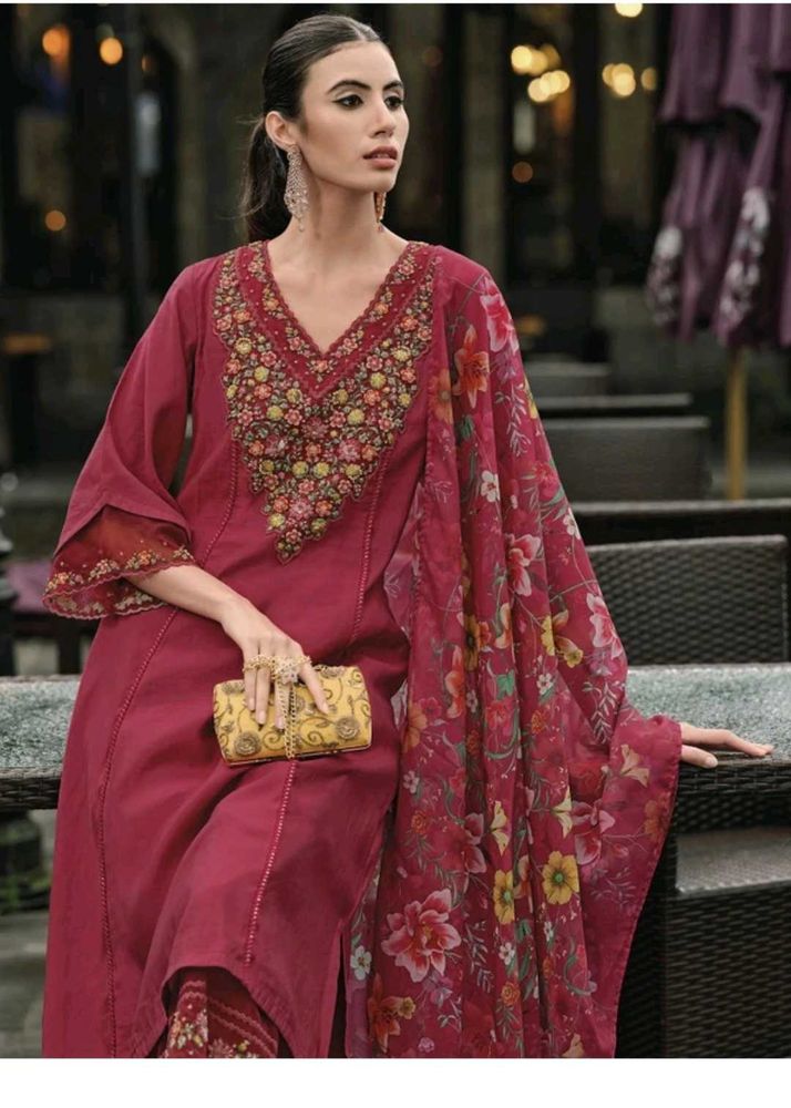 Embroidered Kurta Set