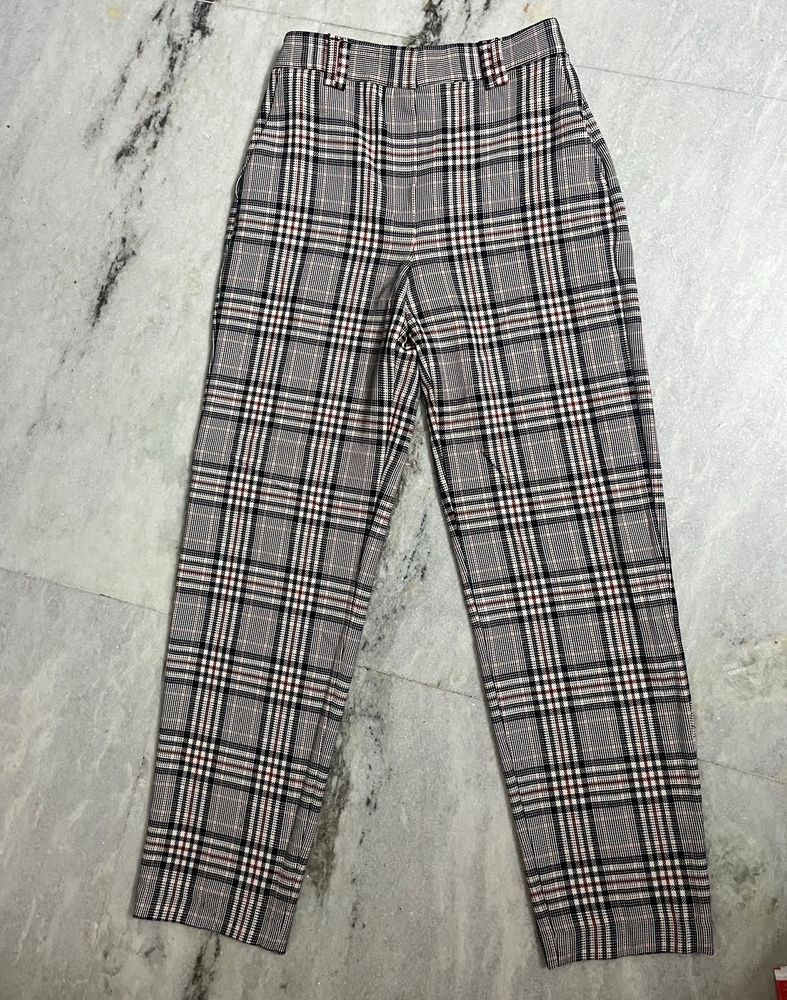 Marks and spencer plaid vintage trousers
