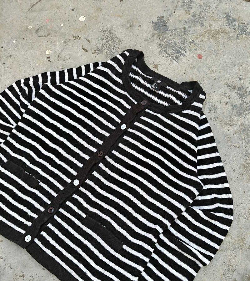 H&amp;M Striped Cardigan