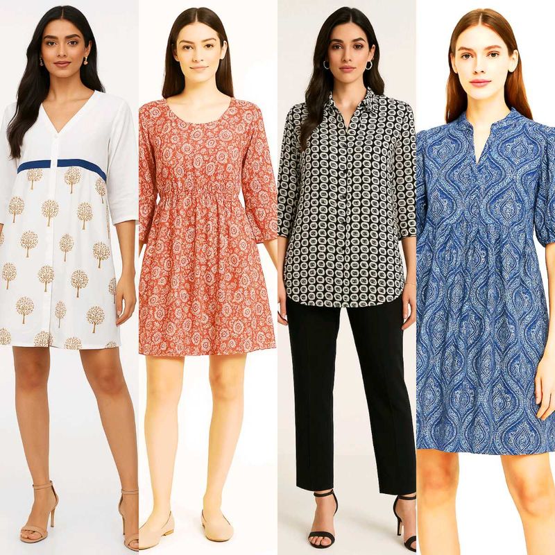Summer Combo Dress Mega Discount