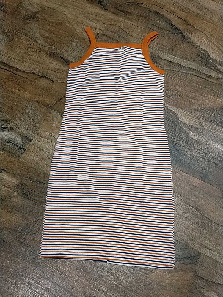 Striped Bodycon Mini Dress